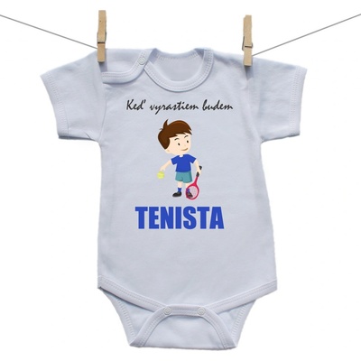 Boodyy Body s krátkym rukávom Keď vyrastiem budem tenista