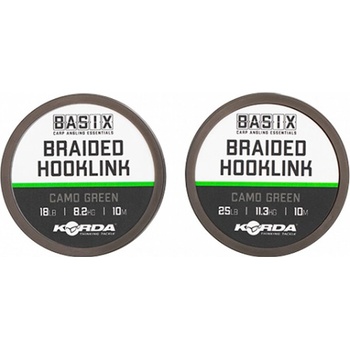 Korda šnúra Basix Braided Hooklink 10m 18lb
