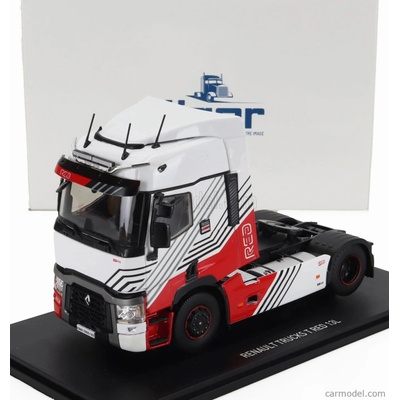 Eligor Renault T480 Tractor Truck Red 2 assi 2021 Bílá Červená 1:43