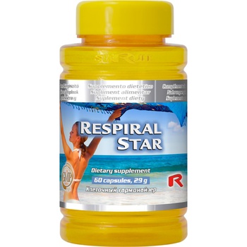Starlife Respiral Star pre rýchle hojenie zápalov dýchacích ciest 60 kapsúl