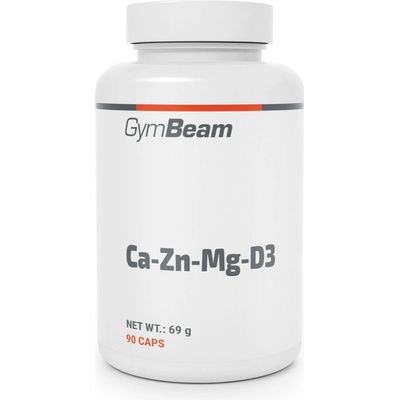 GymBeam Ca-Zn-Mg-D3 90 kapsúl