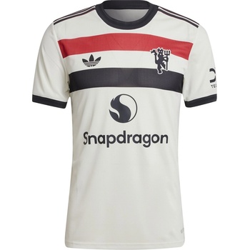 adidas Футболна фланелка Adidas Manchester United Authentic Third Shirt 2024 2025 Adults - White