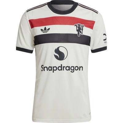 adidas Футболна фланелка Adidas Manchester United Authentic Third Shirt 2024 2025 Adults - White