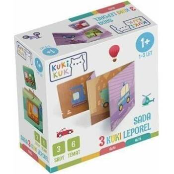 Efko KukiKuk Sada 3 Kuki leporel Auta