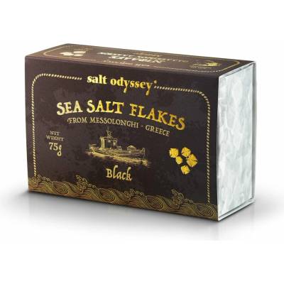 Salt Odyssey Grécka soľ, čierna, (vločky), 75g