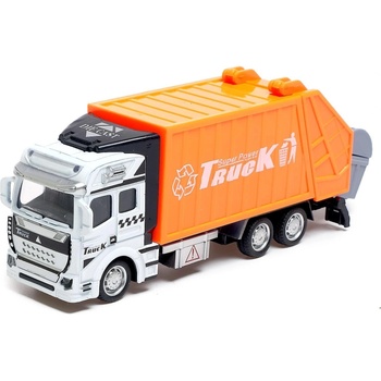 Image 1 of Метален сметосъбиращ камион със звук и светлина 2211-2А