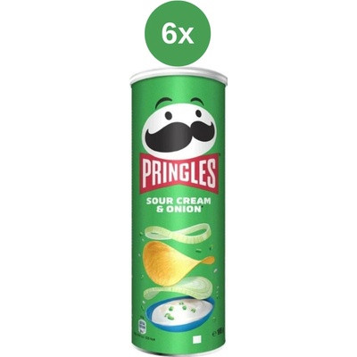 Pringles zakysaná smetana a cibule 6x165 g
