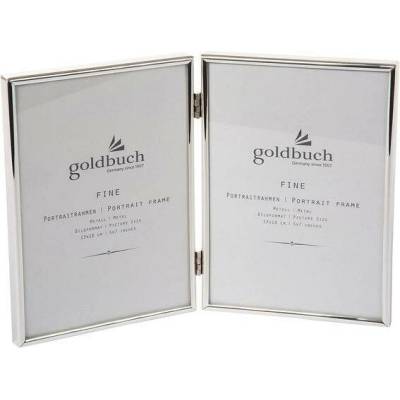 Goldbuch 960286 Galerie Frame Fine, fotorámeček pro 2 obrazy ve formátu 13 x 18 cm, kovový