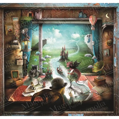 Magnolia - Puzzle Grandma's Desk - 1 000 piese