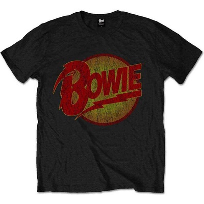 David Bowie Vintage Diamond Dogs Logo Black