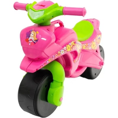 DOLONI motorka SPORTS růžová+zelené