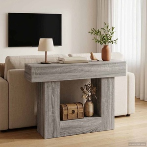 vidaXL Сиво Сонома 101 x 30 x 74 см (899950)