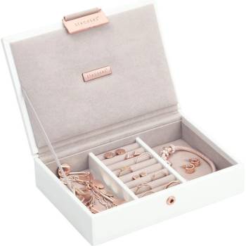 Stackers Ковчеже за бижута Stackers с капаче медна закопчалка минi бяло-бежово (73542)