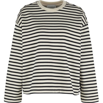 ARMEDANGELS Дамски пуловер ARMEDANGELS Women's Frankaa Stripe Jumper - Undyed / Black (117-1841-0113)