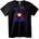 NOONEBRAND Тениска Купон като Патриот - 2XL, Black
