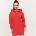 GymBeam Дамски суичър Limitless Longline Hot Red XXL