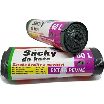 Warto pytle 60 l 22 μm 10ks černé