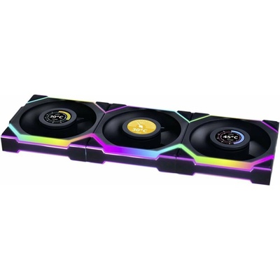 Lian Li UNI FAN SL Wireless LCD 120 Black 3 ks 12SLLCD1W3B