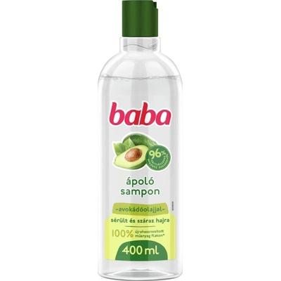 Baba šampón pre poškodené a suché vlasy s Avokádový olejom 400 ml
