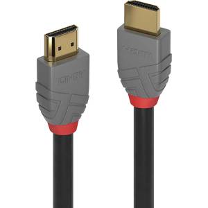 Lindy LNY-36964 : : HDMI 2.0 кабел, Anthra Line, 4K, 60Hz, A-A, M-M, черен, 3.0 м