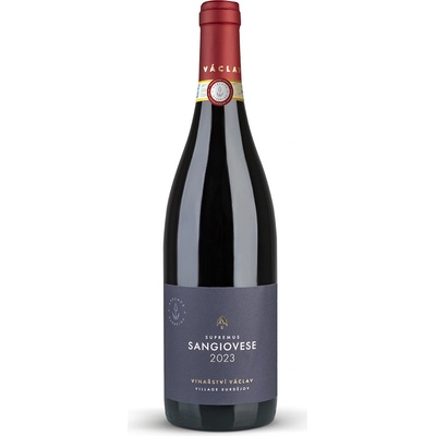 Vinařství Václav Sangiovese suché červené 2023 13% 0,75 l (holá lahev)