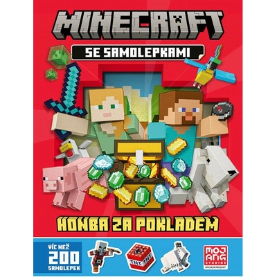 Albatros Media Kniha Minecraft - Honba za pokladem se samolepkami
