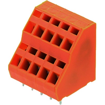 Weidmüller 1782540000 dvojradový svorka 1.5 mm² Pólov 34 oranžová 10 ks