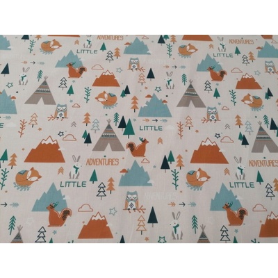 Bavlnená látka LITTLE ADVENTURES šírka 150 cm