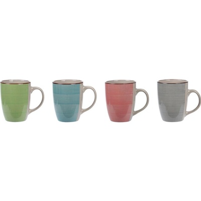 EXCELLENT HOUSEWARE Hrnček keramika súprava 4 x 270 ml