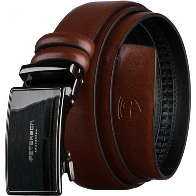 Peterson pásek PTN A021 automat kůže hnědá