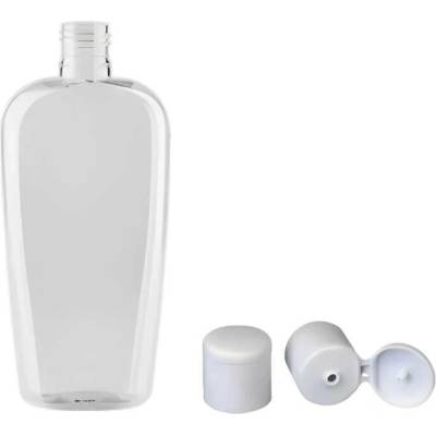 Aris Plastová lahvička čirá s bílým dávkovacím víčkem 300 ml