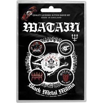 RAZAMATAZ Значки Watain - Black Metal Militia - RAZAMATAZ - BB076