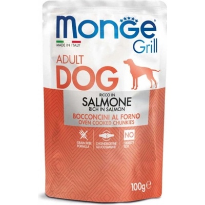Пауч Monge Grill salmon - 0.1кг