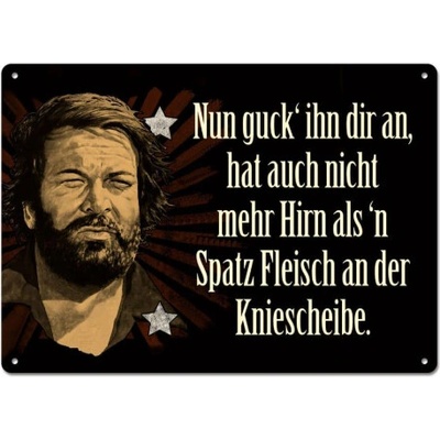 Bud Spencer a Terence Hill Cedule Bud Spencer Nun guck ihn dir an 10x15cm