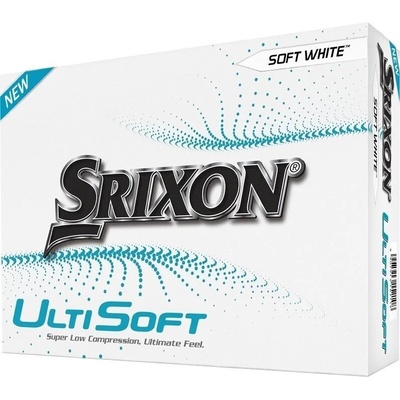 Srixon Ultisoft bílé 3 ks
