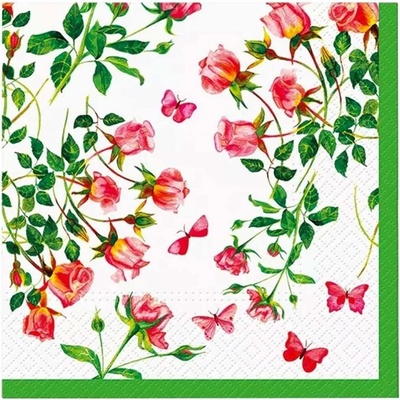 TaT Paw Ubrousky Tiny Roses 33x33cm