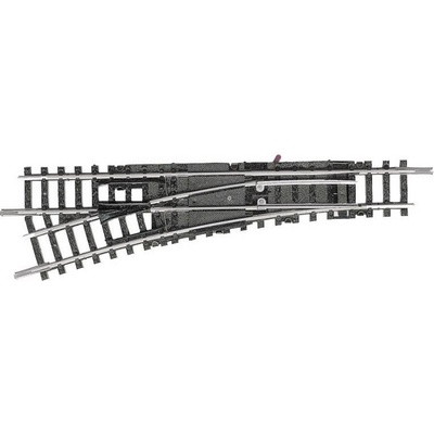 Minitrix T14954 kolej N výhybka, levá 112.6 mm 15 ° 362.6 mm 1 ks