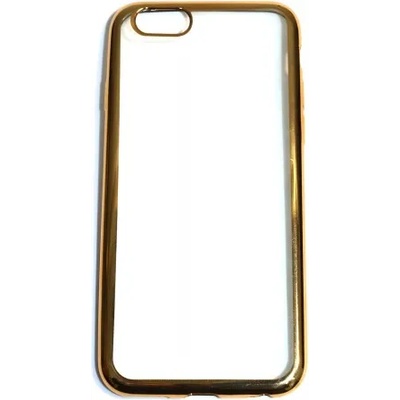 Apple Силиконов калъф кейс за iPhone 6 / 6S със лайсна Gold