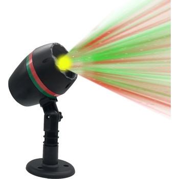 Bezdoteku LED vianočné laser červená zelená projektor RG IPRO 5W červená zelená