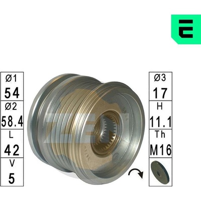 Voľnobeżka alternátora ERA ZN5634