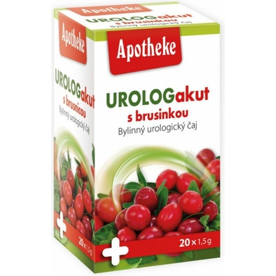 Apotheke Urolog akut s brusinkou čaj 20 x 1,5 g