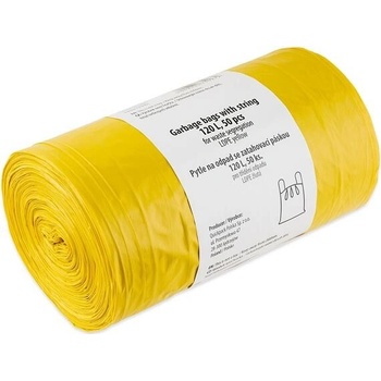 Quickpack zatahovací pytle 120 l 28µm 50ks žluté