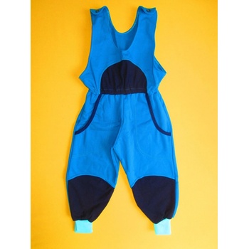 Pletex ČR Tepláky s laclem Míša 2 tyrkysová tmavěmodrá