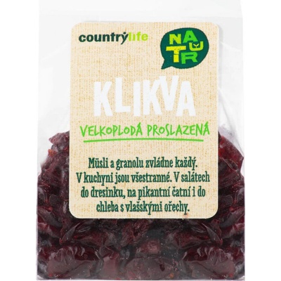 Country Life Klikva velkoplodá proslazená 100 g