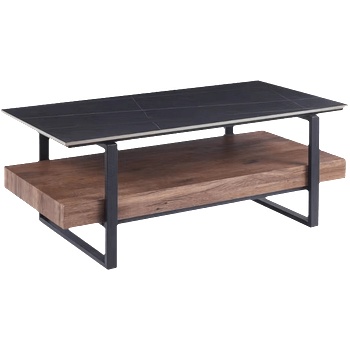 Carmen Холна маса pitea - орех / черно (3530727)