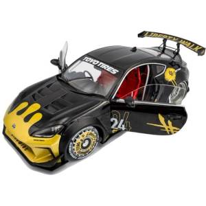 Solido 1: 18 toyota gr86 lbwk body kit ЧЕРНО & ЗЛАТНО 2024