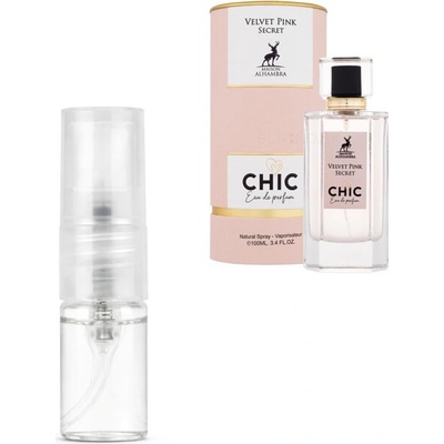 Maison Alhambra Chic Velvet Pink Secret parfumovaná voda dámska 2 ml vzorka