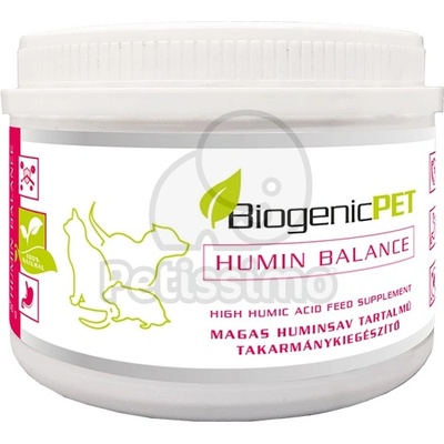 BiogenicPet Humin Balance - фуражна добавка за кучета, котки и дребни животни 250 г