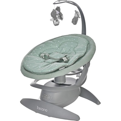 Lorelli Електрическа люлка Lorelli - Toscana, Green Stars (10090102394)