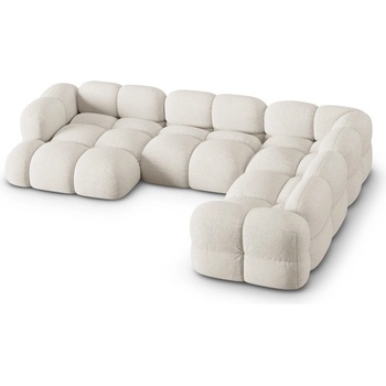 Cosmopolitan Design Бежов ъглов диван (десен ъгъл/U форма) Loretto - Cosmopolitan Design (COS_UR_193_F1_LORETTO1)